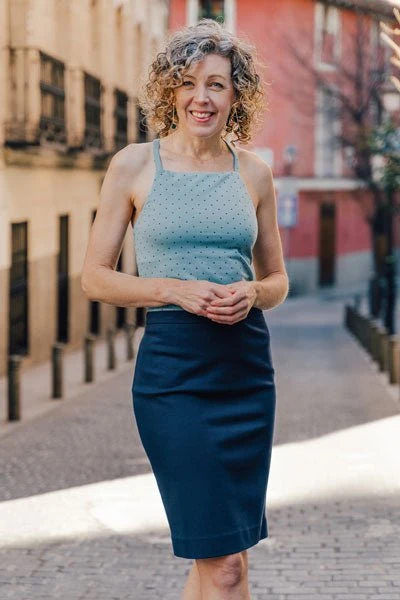 Tribeca Knit Cami / Printed Pattern - Image 4
