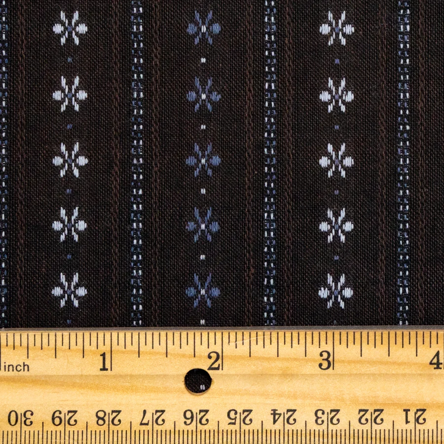 Linnea Folk Floral Cotton / Midnight - Image 3