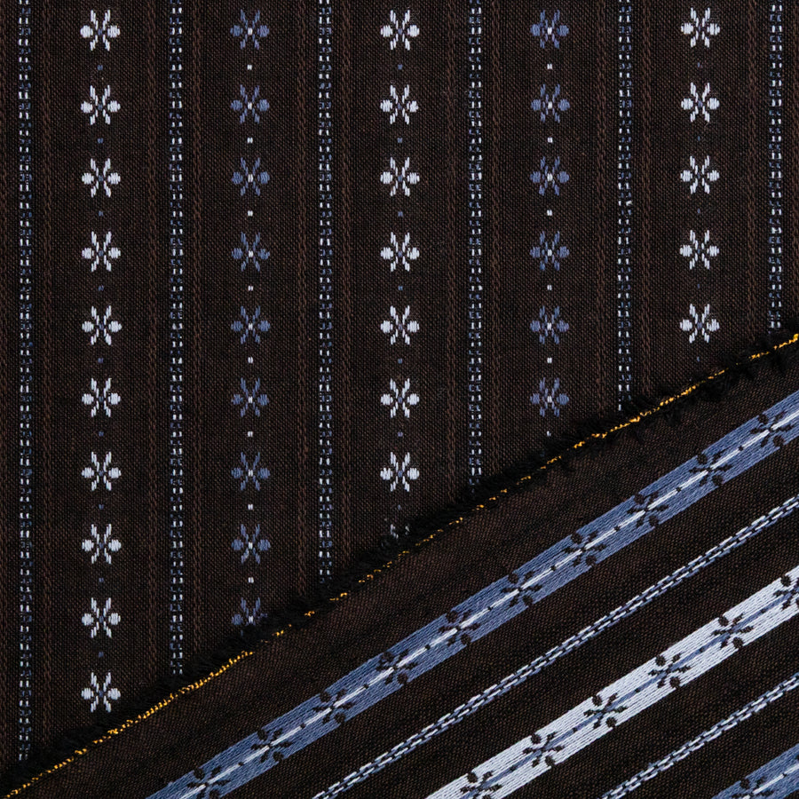 Linnea Folk Floral Cotton / Midnight - Image 4