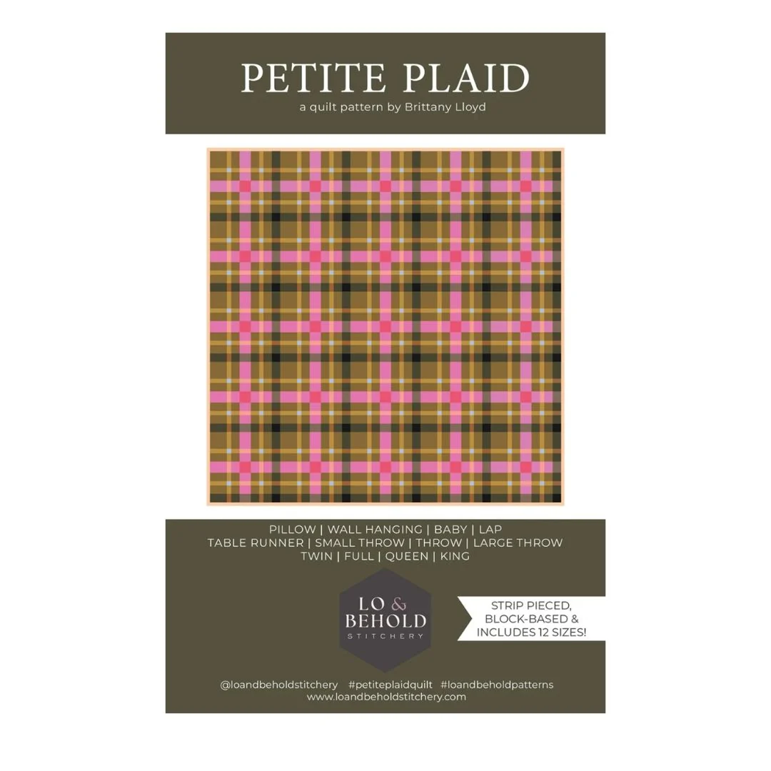 Petite Plaid / Printed Quilt Pattern