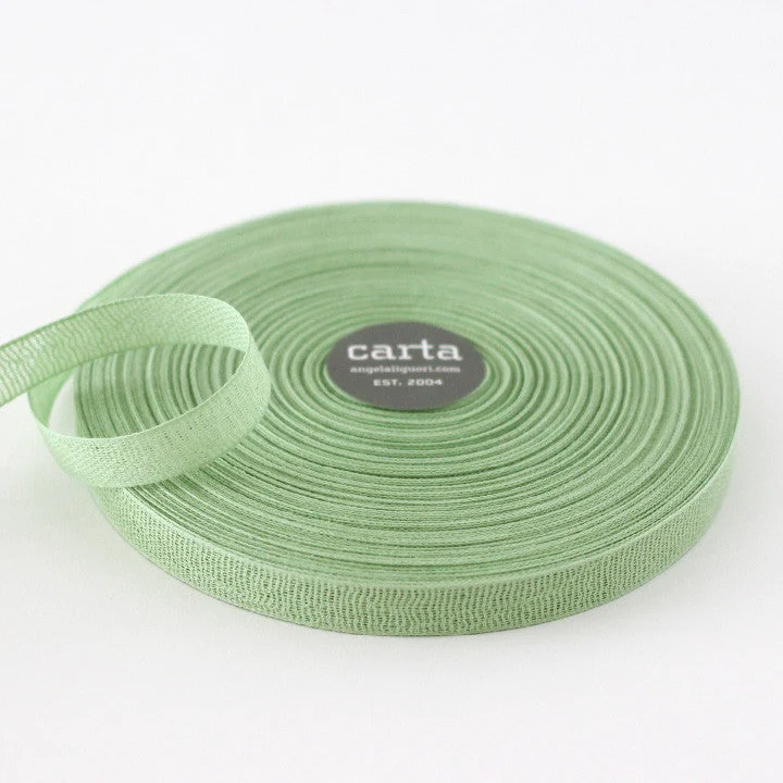 Loose-Weave Cotton Ribbon / Mint