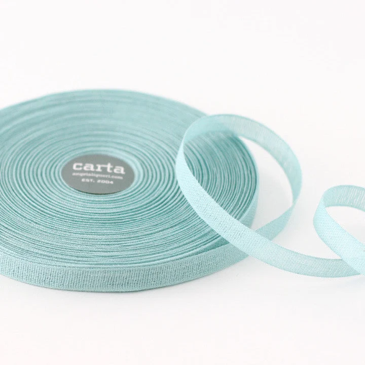 Loose-Weave Cotton Ribbon / Pool