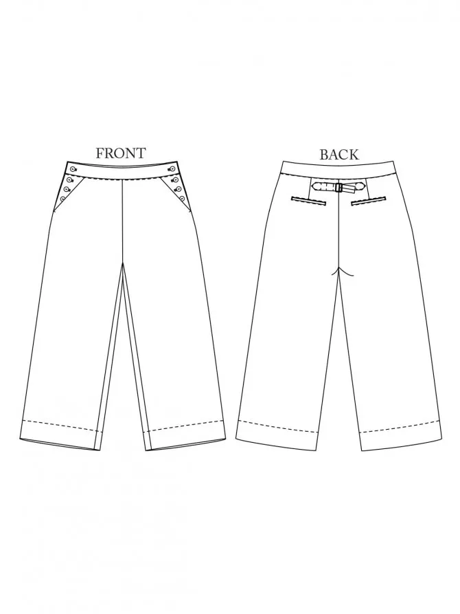 Quinn Trousers / Extended / Printed Pattern - Image 2