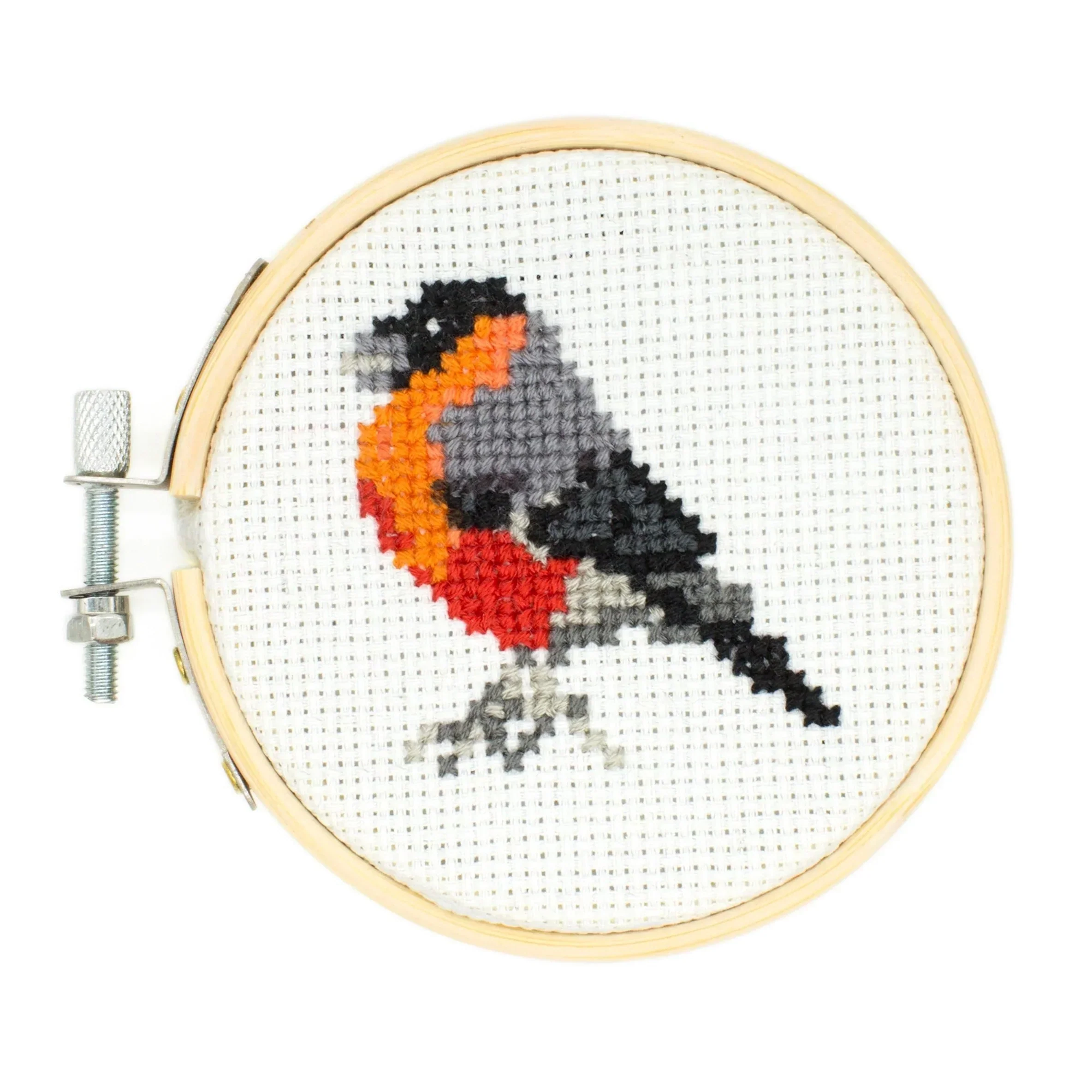 Mini Cross Stitch Embroidery Kit / Bird