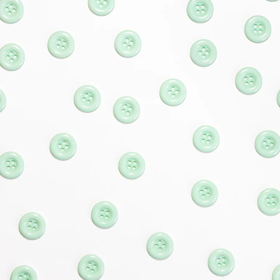 Mint Buttons 3/4”