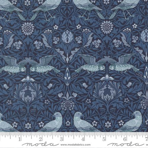 Morris Muse / Bird Damask / Twilight