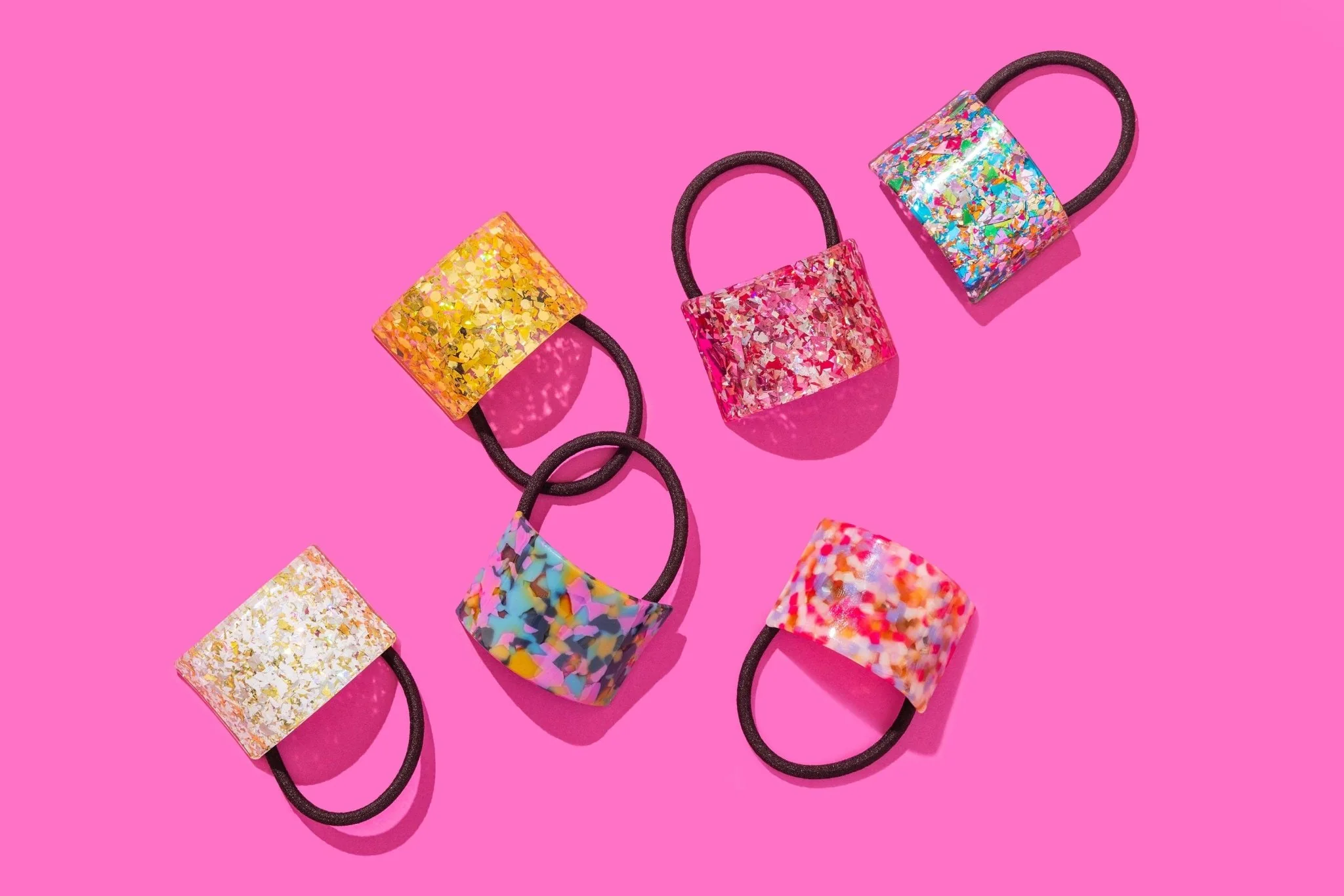 Hair Cuff Ponytail Holder / Bright Tortoise - Image 3