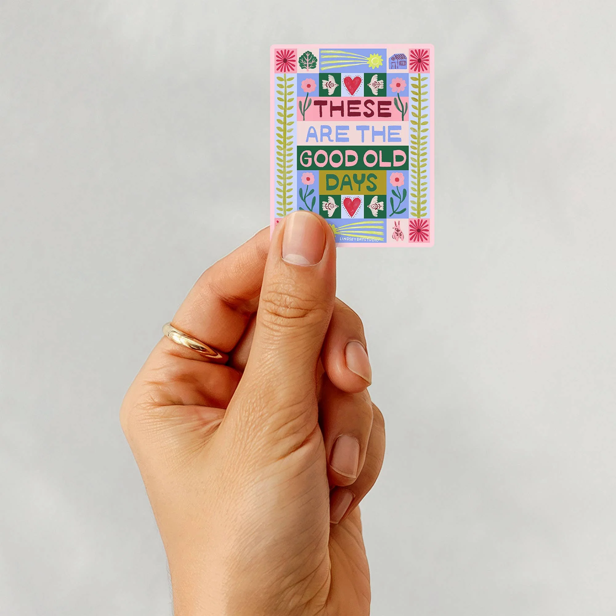 Good Old Days Sticker - Image 2