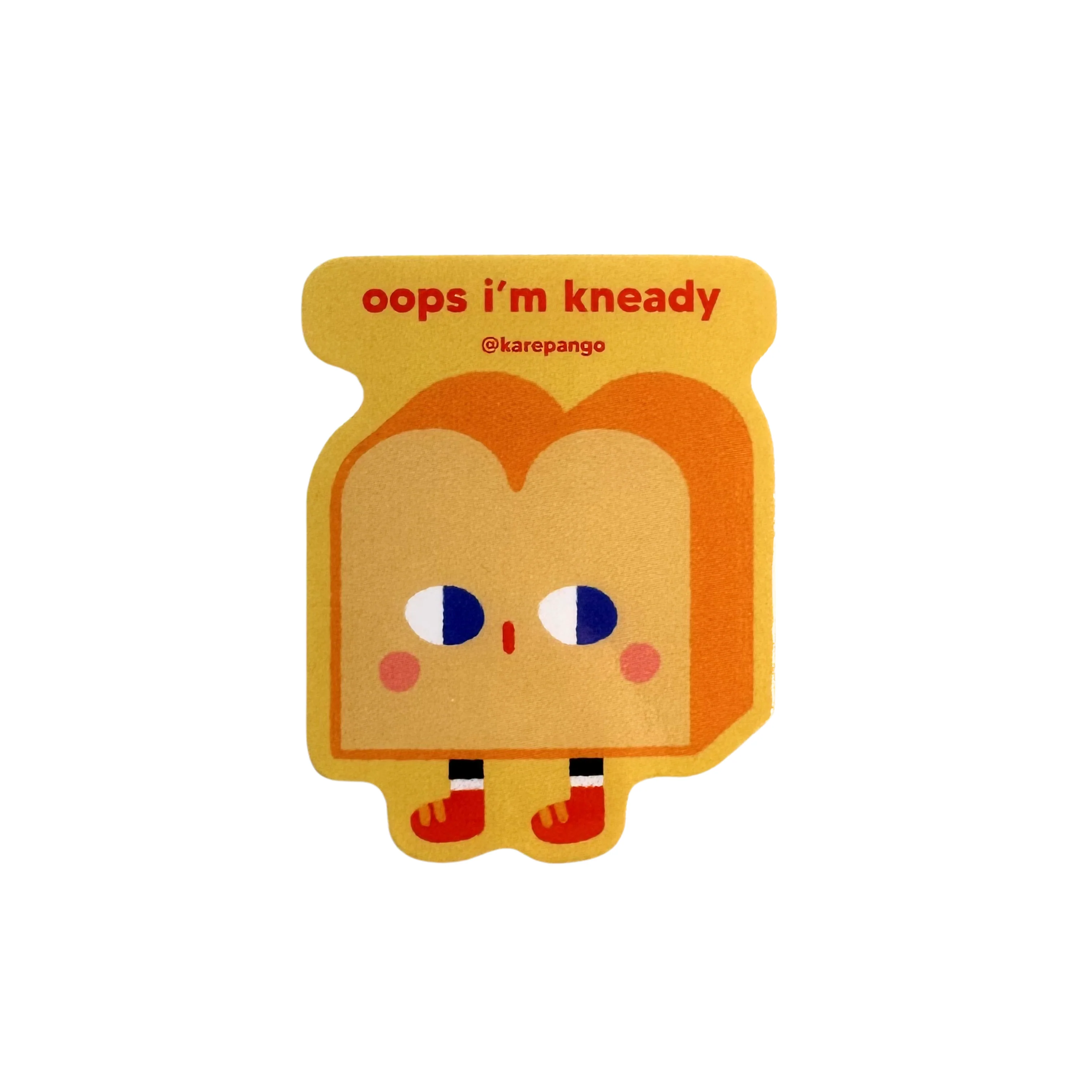 Oops I'm Kneady Die-Cut Sticker