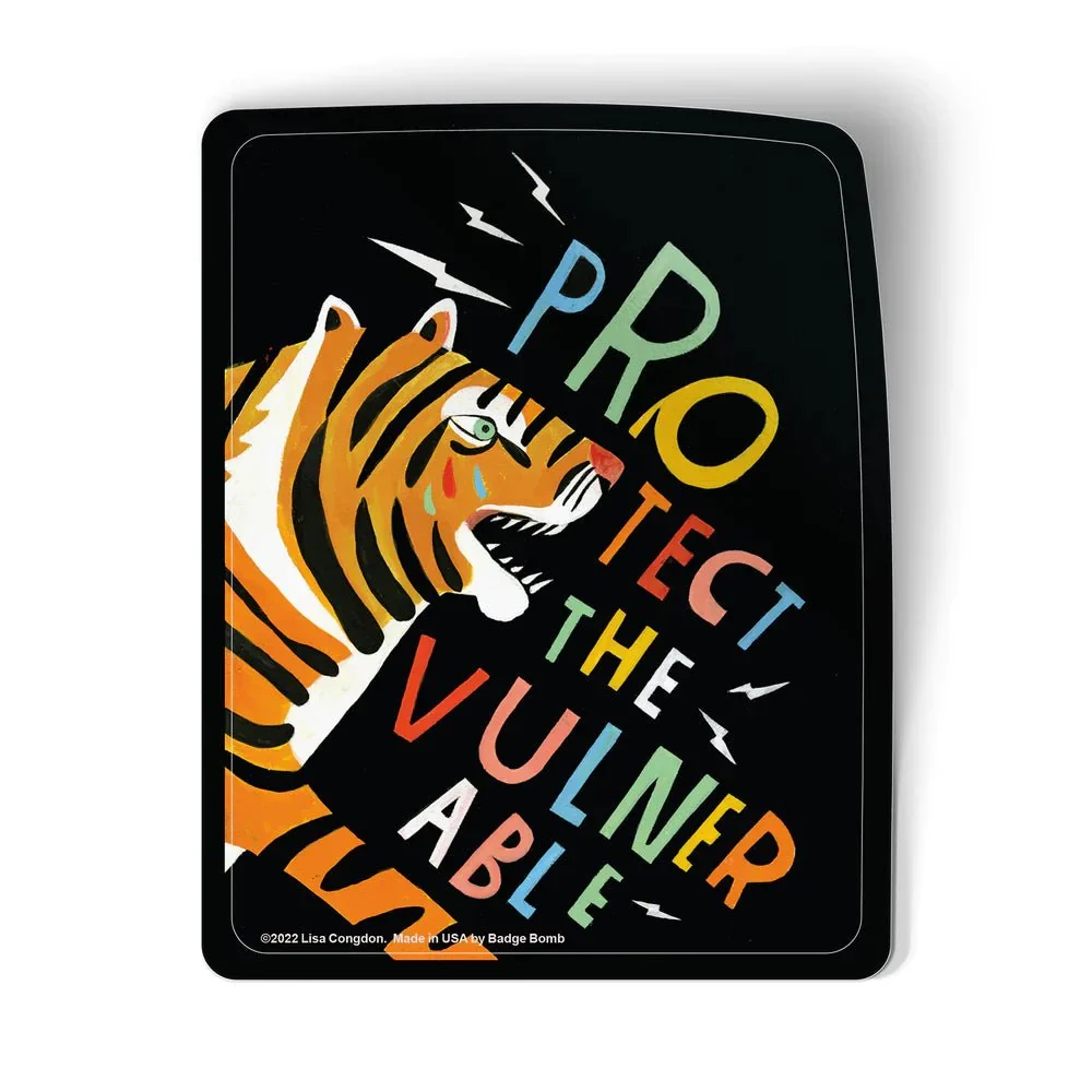 Protect the Vulnerable Sticker