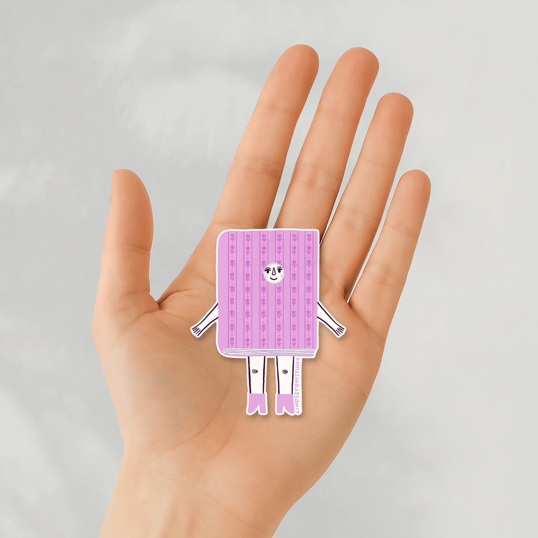 Purple Book Friend Sticker - Image 6