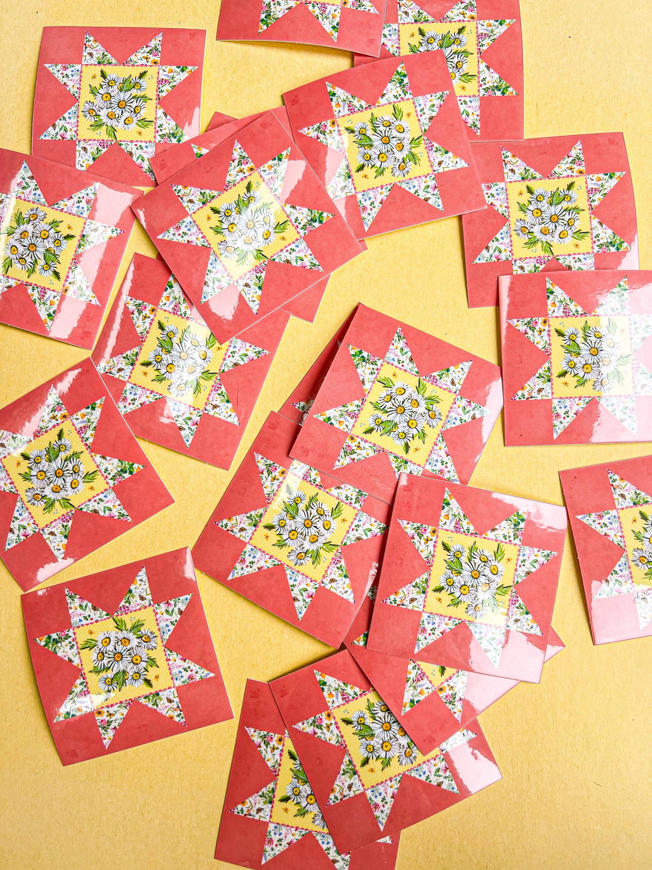 Quilt Square Sticker - Image 3
