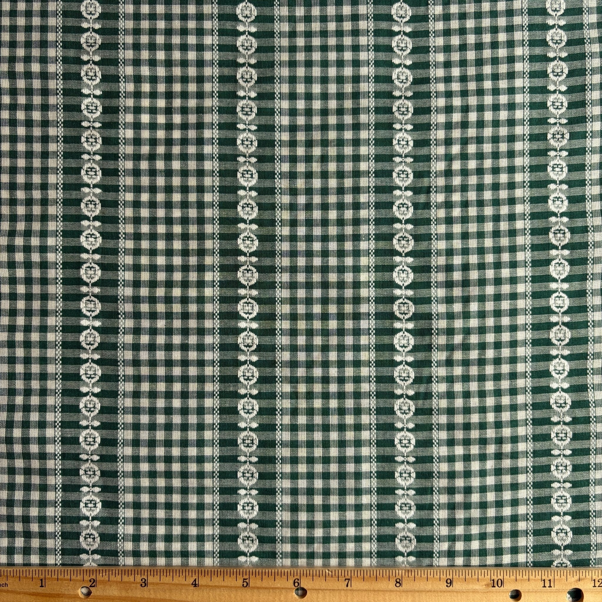 Orchard Stripe Gingham / Grass - Image 4