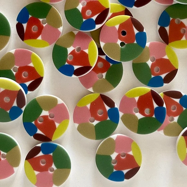 Paint Swatch Buttons 1/2"