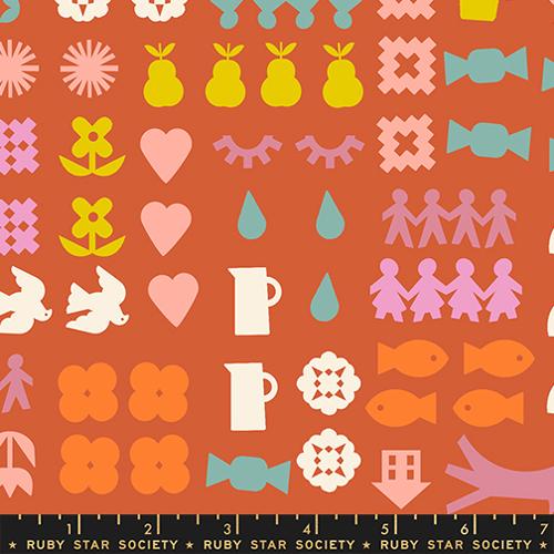 Paper Cuts 2 / Together / Persimmon