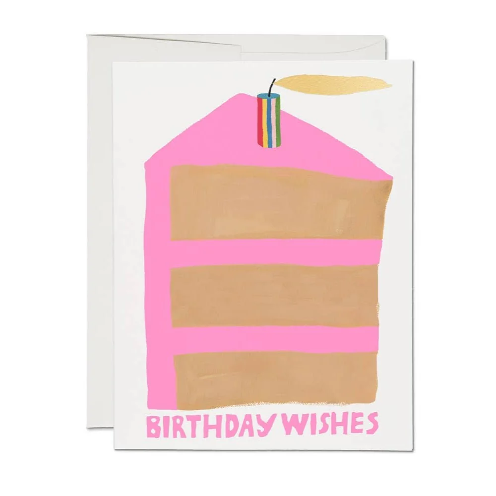 Piece of Cake Birthday greeting card