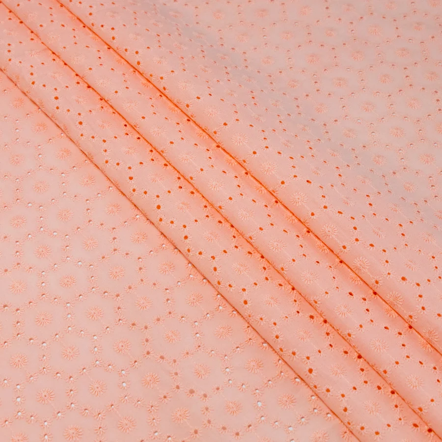 Cottage Lattice Eyelet Cotton / Blush