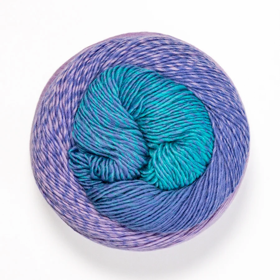 Poema Cashmere / 208 Lavender - Teal
