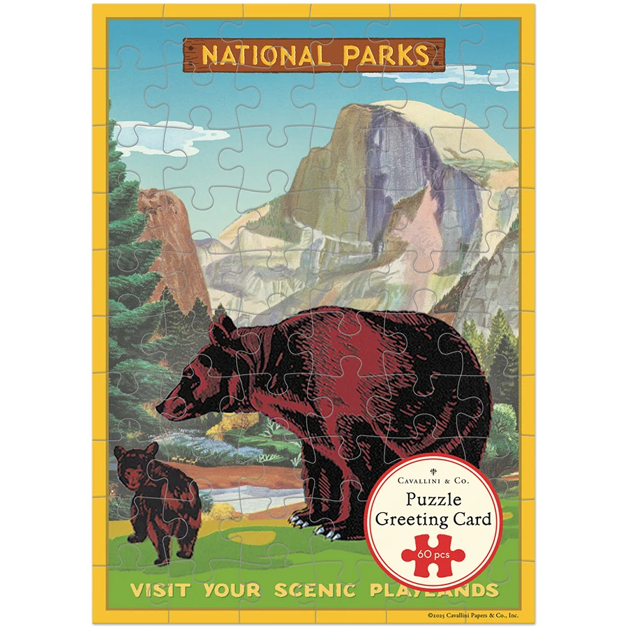 Puzzle Greeting Card / National Parks