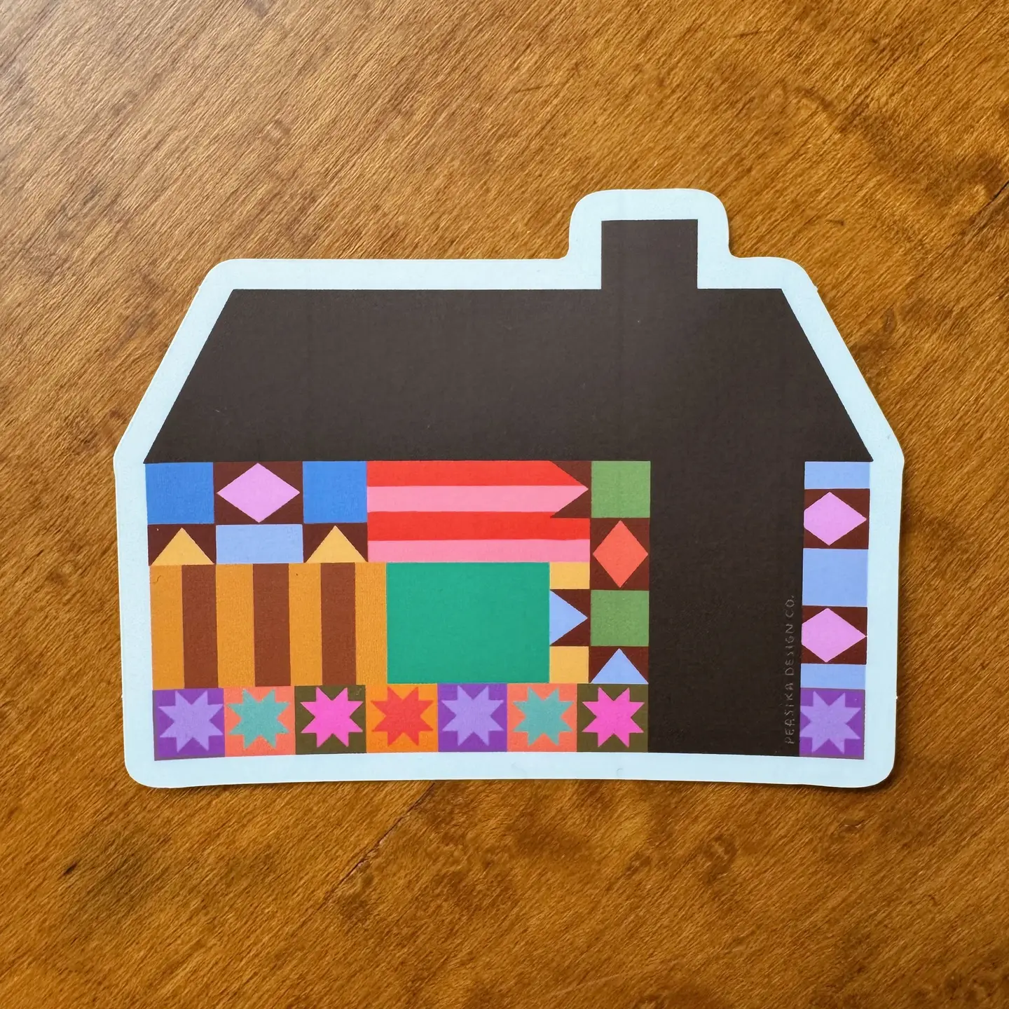 Quilt House Sticker - Image 2