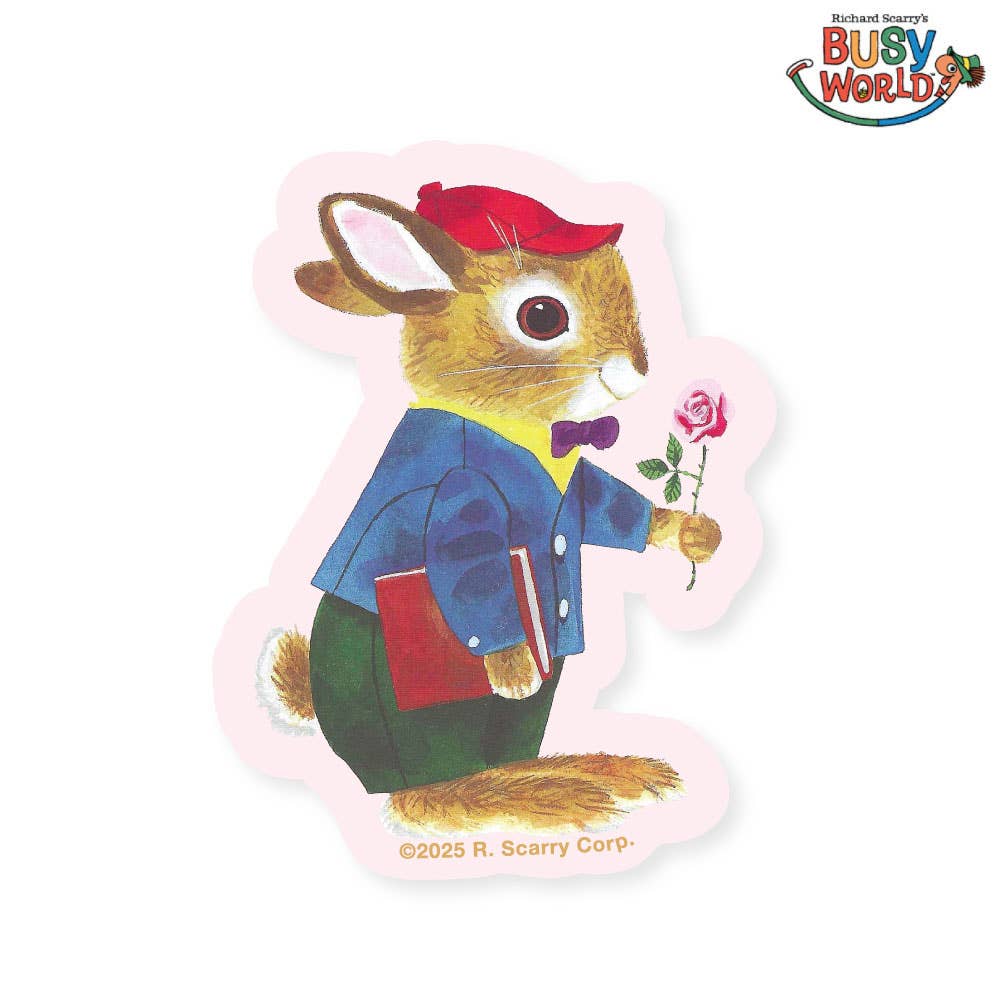 Richard Scarry® Sticker / School Bunny Rose