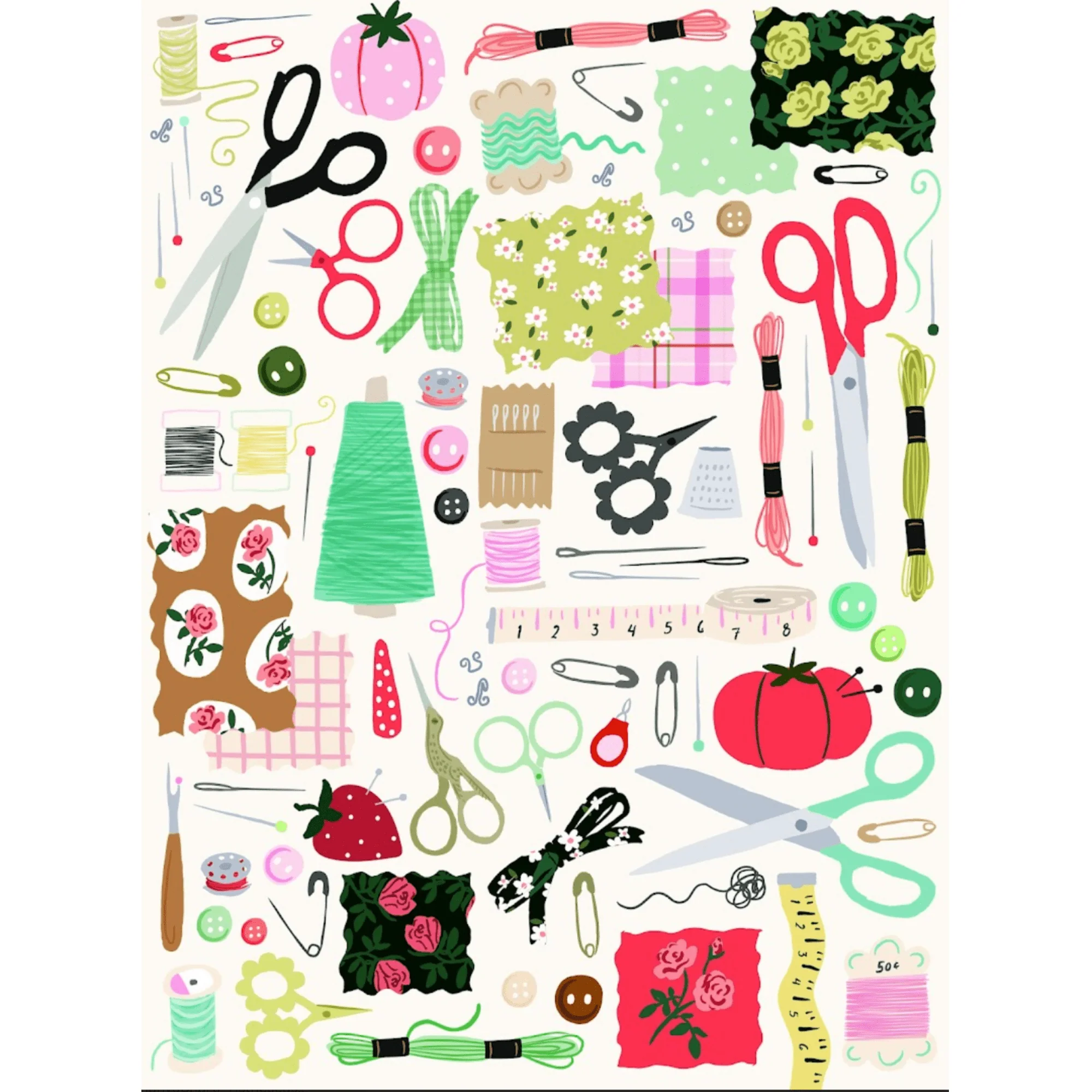 Sew Cute! 1000 Piece Puzzle - Image 3