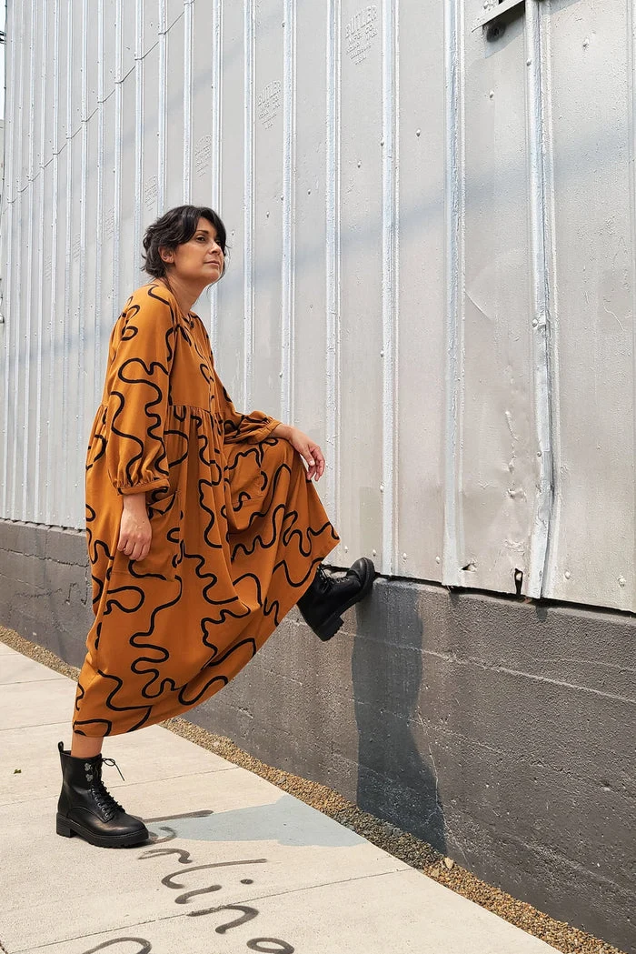 Romey Gathered Dress & Top / Standard / Printed Pattern - Image 8