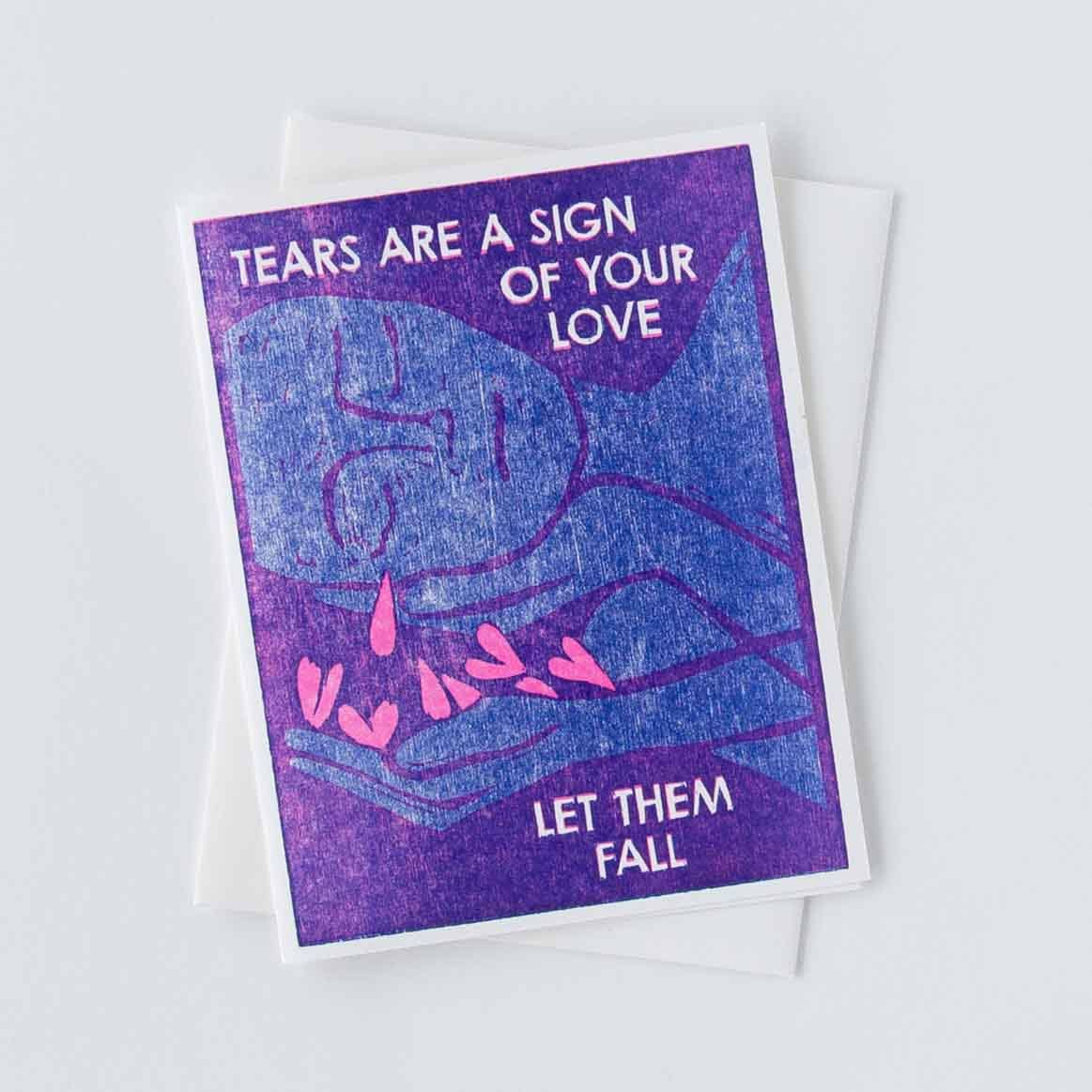 Sign of Your Love Letterpress Sympathy Card - Image 2