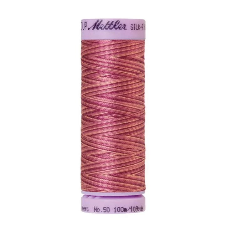 Silk-Finish Solid Cotton 50 Thread 100m/109yds / 9839 Pink Flox