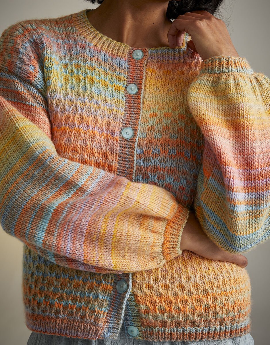 Sirdar Jewelspun Aran Pattern Booklets / 10716 Twilight Trellis Cardigan