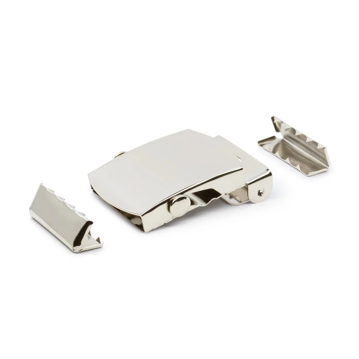 Slide Buckle Set, Nickel - Image 2