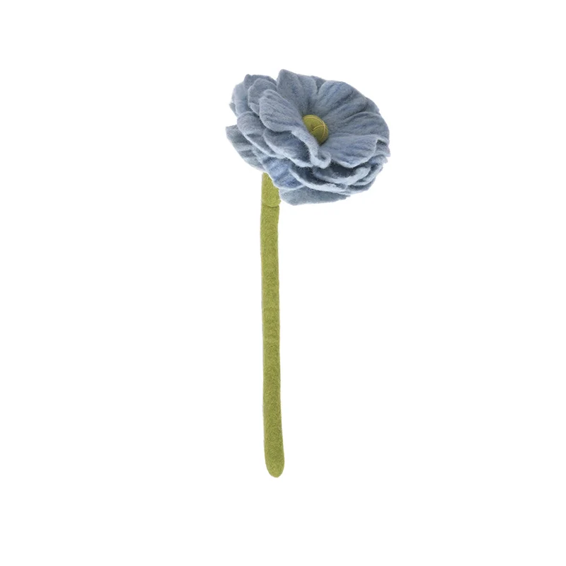 Small Peony / Dusty Blue