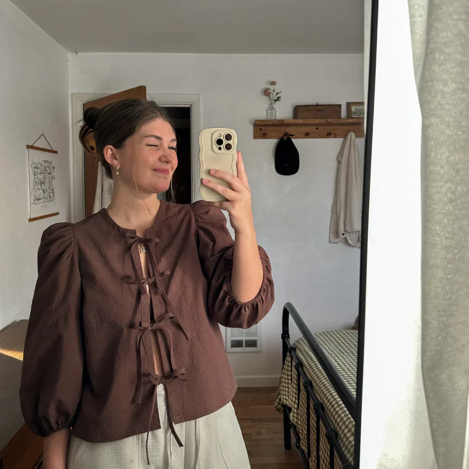 Syd Tie Top & Dress / PDF Pattern - Image 4