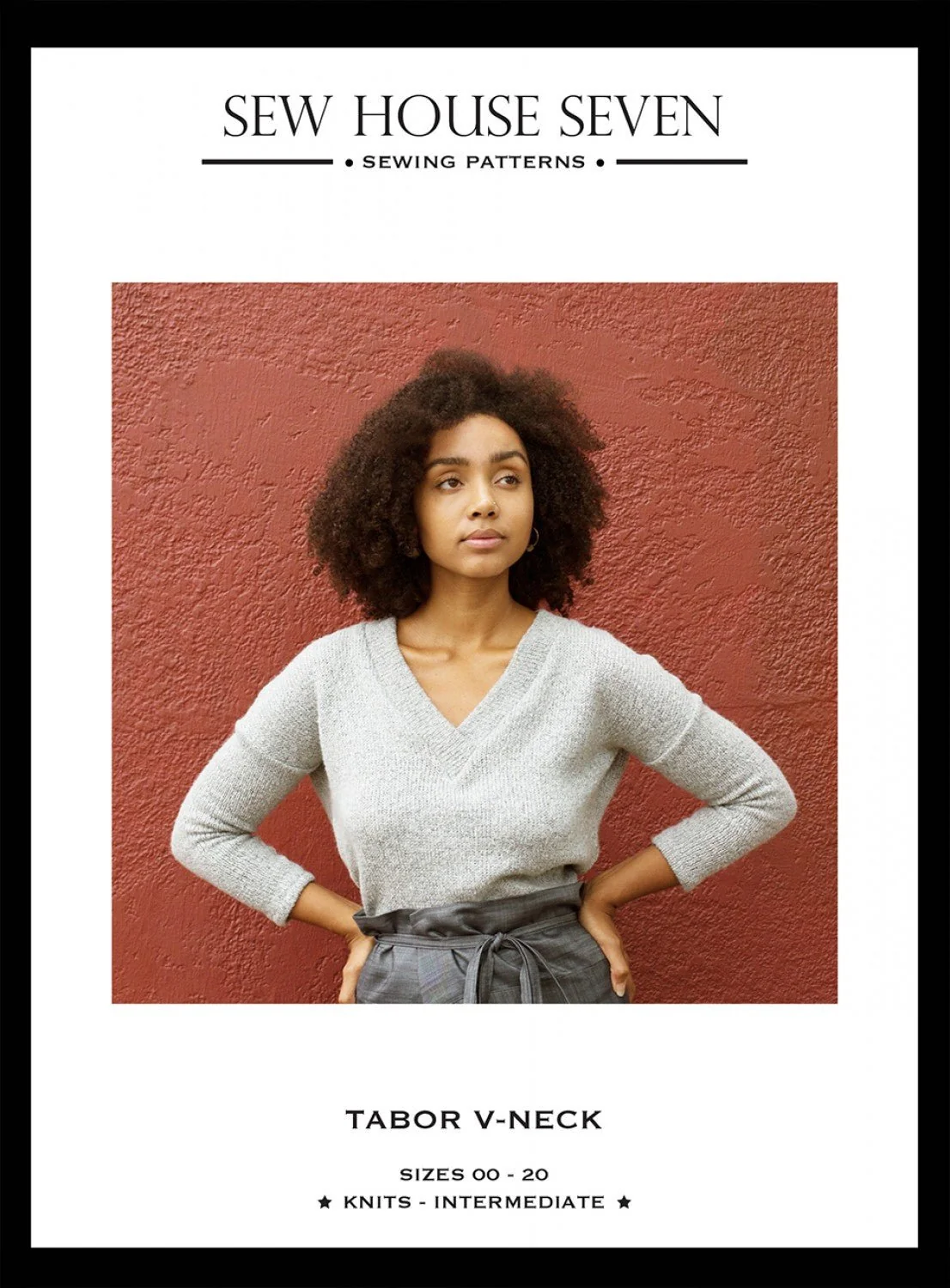 Tabor V-Neck / Printed Pattern