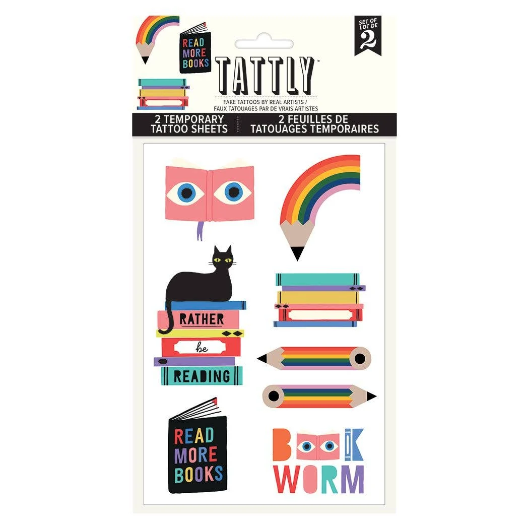 Tattoo Sheets / Bookworm