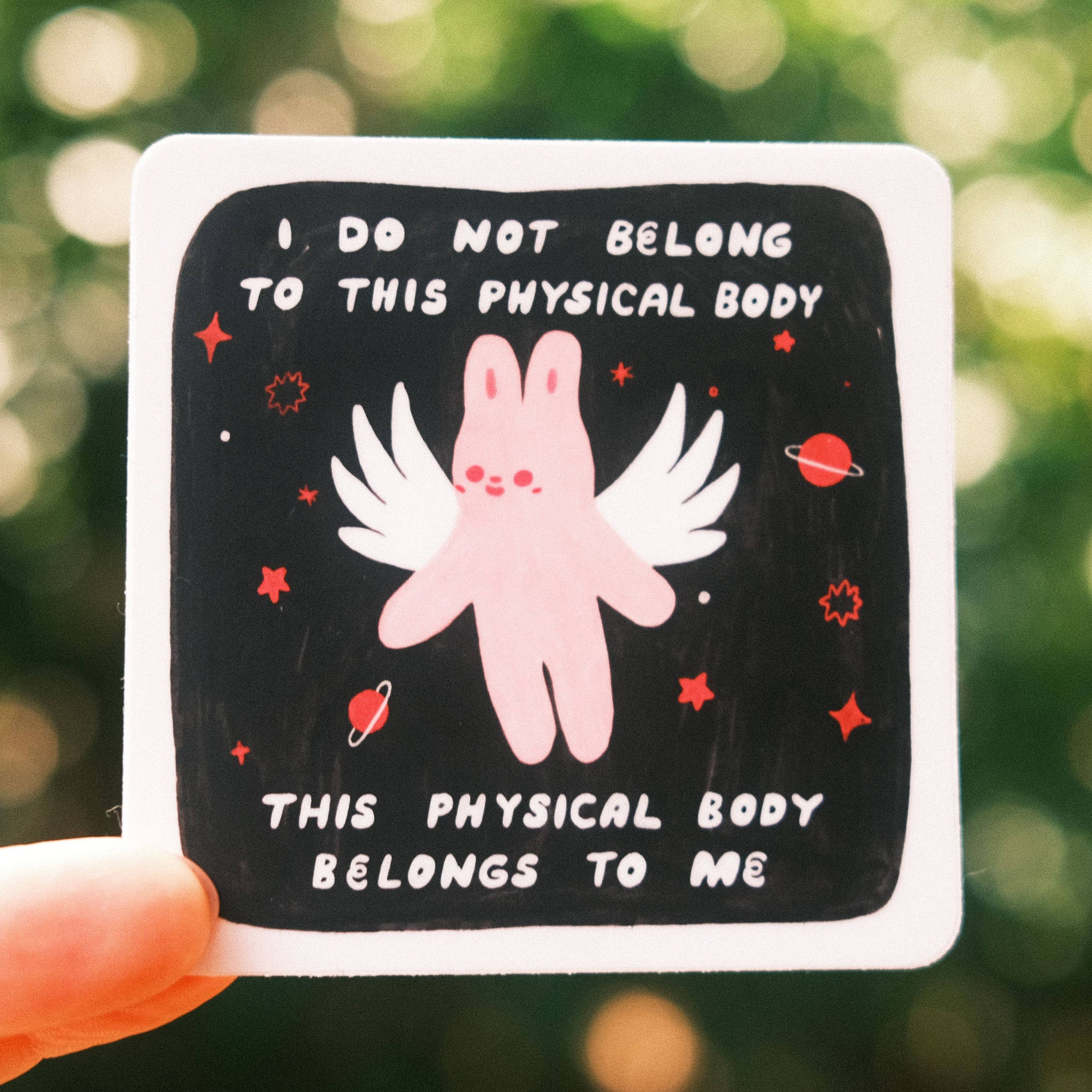 This Body Belongs To Me Sticker