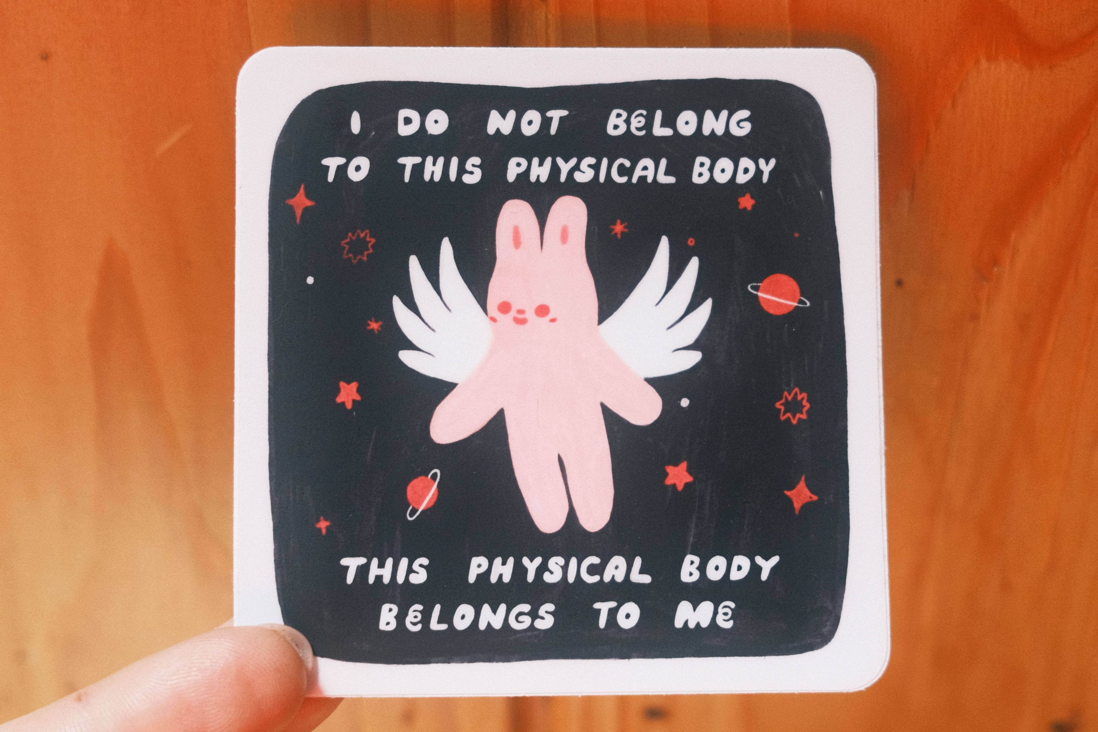 This Body Belongs To Me Sticker - Image 2