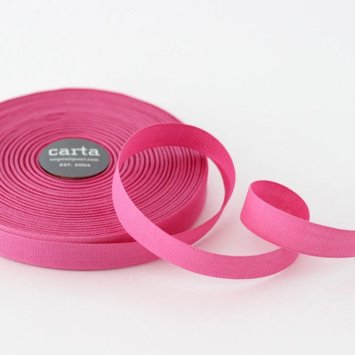 Tight-Weave Cotton Ribbon / Fuchsia