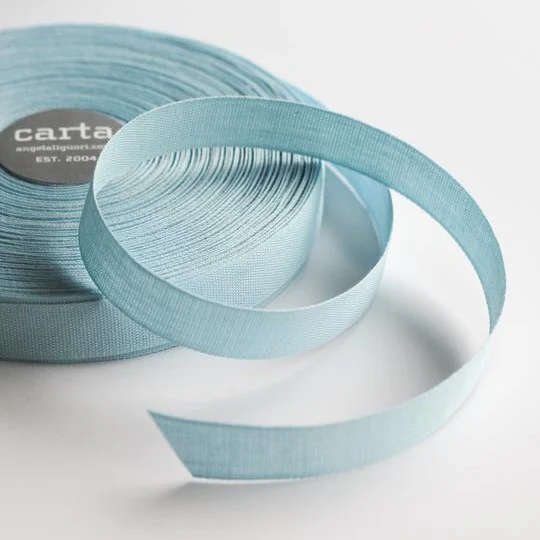 Tight-Weave Cotton Ribbon / Sky