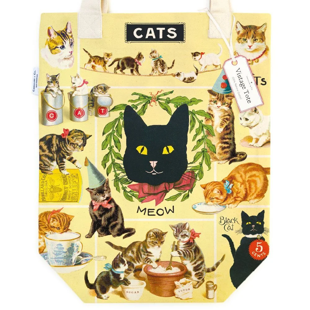 Tote / Vintage Cats