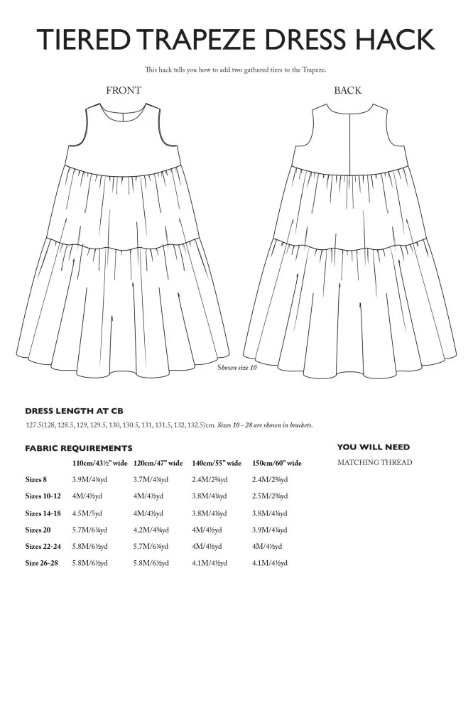 Trapeze Hack Bundle / Extended / PDF Pattern - Image 22