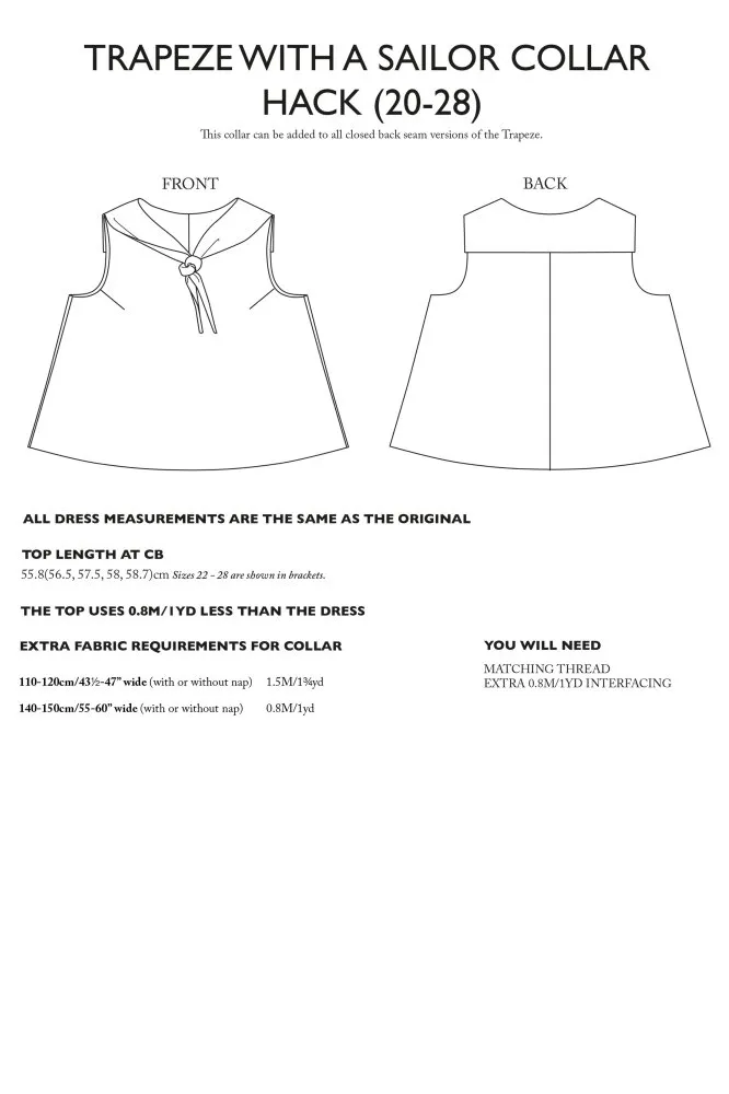 Trapeze Hack Bundle / Extended / PDF Pattern - Image 4
