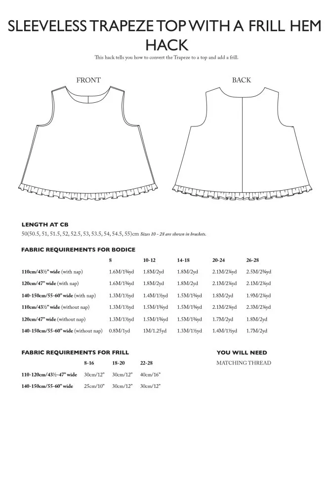 Trapeze Hack Bundle / Standard / PDF Pattern - Image 11