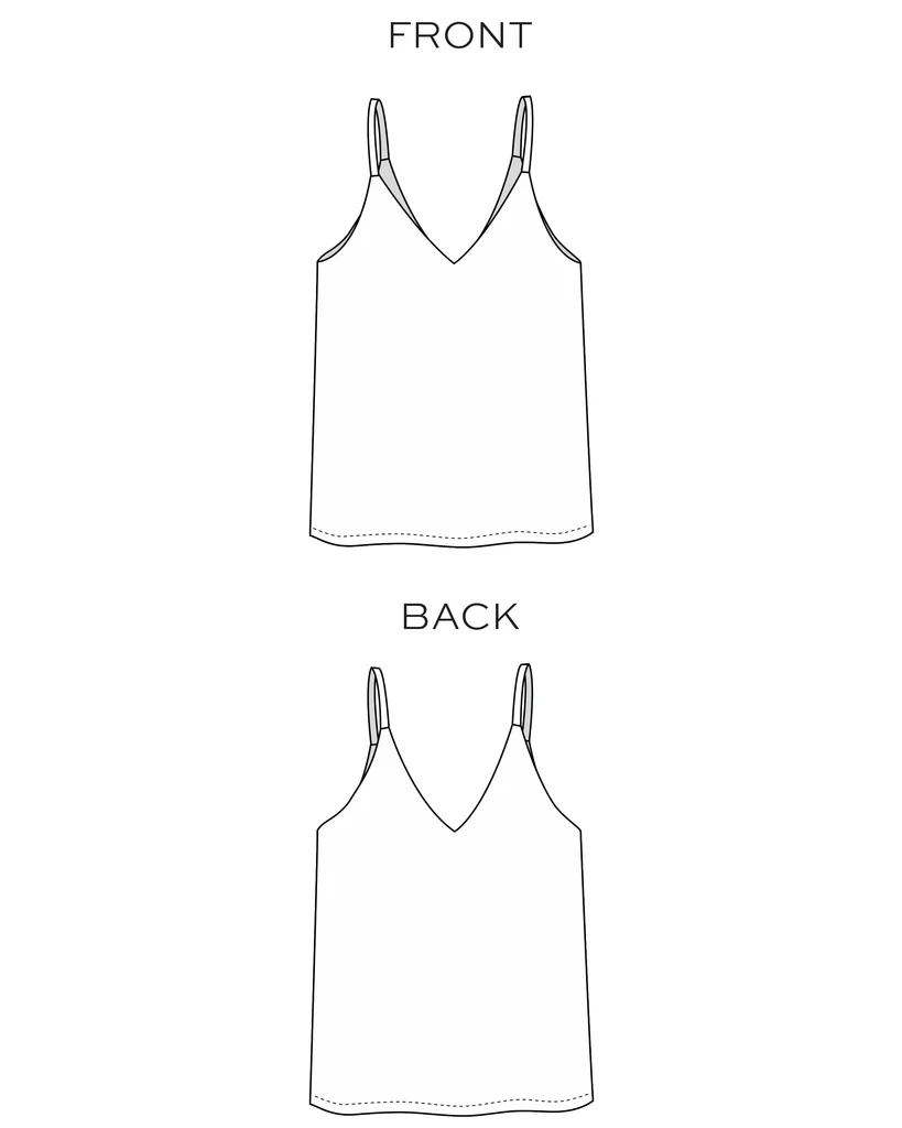 Ogden Cami / 0-18 / Printed Pattern - Image 2