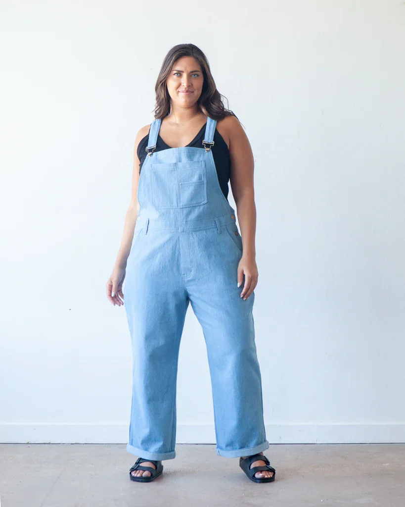 Riley Overalls / Curvy / Printed Pattern - Image 3