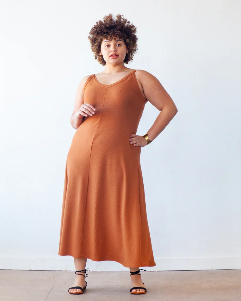 Zoey Tank & Dress / Curvy / Printed Pattern - Image 6