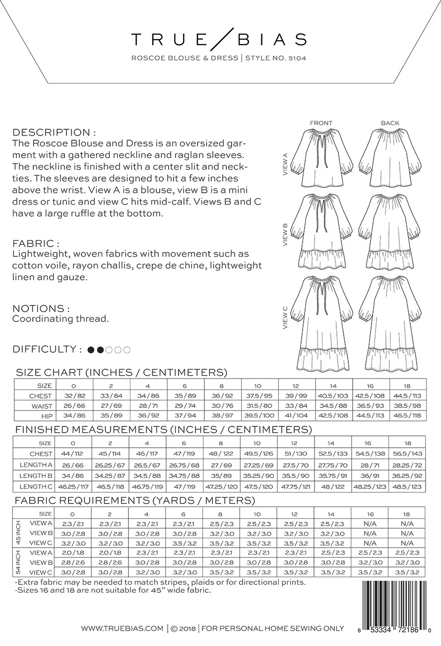 Roscoe Dress / Printed Pattern - Image 2