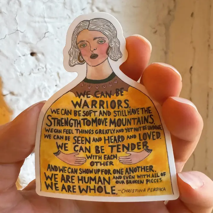 Warrior Woman Sticker