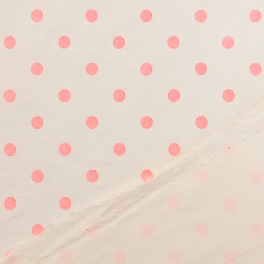 Washed Small Polka Dot Poplin / Pink - Image 4