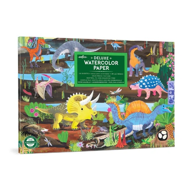 Watercolor Pad / Dinosaur